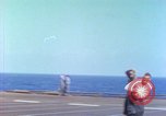 Image of aircraft carrier Pacific Ocean, 1944, second 55 stock footage video 65675062400