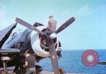 Image of aircraft carrier Pacific Ocean, 1944, second 3 stock footage video 65675062401