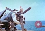 Image of aircraft carrier Pacific Ocean, 1944, second 4 stock footage video 65675062401