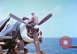 Image of aircraft carrier Pacific Ocean, 1944, second 5 stock footage video 65675062401