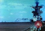 Image of aircraft carrier Pacific Ocean, 1944, second 31 stock footage video 65675062401