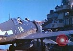 Standbild Flugzeugträger Pazifik, 1944, aus Sekunde 52 historischem Filmmaterial Videoclip 65675062402