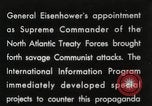 Immagine di Generale Dwight Eisenhower D Bruxelles Belgio, 1951, secondo 3 filmato di repertorio 65675062423