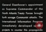 Immagine di Generale Dwight Eisenhower D Bruxelles Belgio, 1951, secondo 4 filmato di repertorio 65675062423