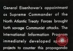 Immagine di Generale Dwight Eisenhower D Bruxelles Belgio, 1951, secondo 7 filmato di repertorio 65675062423
