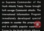 Immagine di Generale Dwight Eisenhower D Bruxelles Belgio, 1951, secondo 11 filmato di repertorio 65675062423