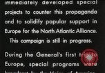 Immagine di Generale Dwight Eisenhower D Bruxelles Belgio, 1951, secondo 20 filmato di repertorio 65675062423