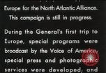 Immagine di Generale Dwight Eisenhower D Bruxelles Belgio, 1951, secondo 26 filmato di repertorio 65675062423