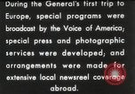 Immagine di Generale Dwight Eisenhower D Bruxelles Belgio, 1951, secondo 32 filmato di repertorio 65675062423