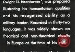 Immagine di Generale Dwight Eisenhower D Bruxelles Belgio, 1951, secondo 53 filmato di repertorio 65675062423