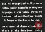 Immagine di Generale Dwight Eisenhower D Bruxelles Belgio, 1951, secondo 56 filmato di repertorio 65675062423