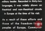 Immagine di Generale Dwight Eisenhower D Bruxelles Belgio, 1951, secondo 59 filmato di repertorio 65675062423