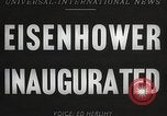 Immagine di Presidente Dwight Eisenhower D Washington DC USA, 1953, secondo 16 filmato di repertorio 65675062427