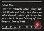 Image Roosevelt's cabinet United States USA, 1933, de la seconde 13 séquences d'archives historiques vidéo 65675062429