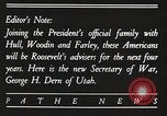 Image Roosevelt's cabinet United States USA, 1933, de la seconde 17 séquences d'archives historiques vidéo 65675062429
