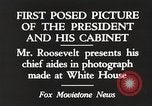 Image Roosevelt's cabinet United States USA, 1933, de la seconde 11 séquences d'archives historiques vidéo 65675062430