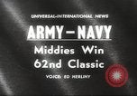 Standbild Armee versus Navy Fußball Philadelphia Pennsylvania USA, 1961, aus Sekunde 1 historischem Filmmaterial Videoclip 65675062497