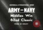 Standbild Armee versus Navy Fußball Philadelphia Pennsylvania USA, 1961, aus Sekunde 4 historischem Filmmaterial Videoclip 65675062497