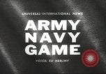Image Army Navy jeu de football avec le président John Kennedy Philadelphia Pennsylvania USA, 1962, de la seconde 3 séquences d'archives historiques vidéo 65675062502