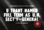 Image of Burmese diplomat U-Thant New York United States USA, 1962, second 5 stock footage video 65675062503