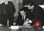 Image of British and French officials Europe, 1962, second 31 stock footage video 65675062504