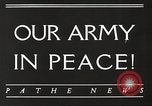 Standbild United States Army Friedenszeiten Leistungen United States USA, 1934, aus Sekunde 3 historischem Filmmaterial Videoclip 65675062506