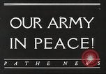 Standbild United States Army Friedenszeiten Leistungen United States USA, 1934, aus Sekunde 4 historischem Filmmaterial Videoclip 65675062506