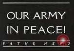 Standbild United States Army Friedenszeiten Leistungen United States USA, 1934, aus Sekunde 5 historischem Filmmaterial Videoclip 65675062506