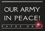Standbild United States Army Friedenszeiten Leistungen United States USA, 1934, aus Sekunde 7 historischem Filmmaterial Videoclip 65675062506
