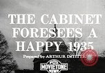 Immagine di Roosevelt del gabinetto United States USA, 1935, secondo 4 filmato di repertorio 65675062507