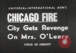 Immagine di Sullo skyline di Chicago e O'Leary home Chicago Illinois USA, 1955, secondo 16 filmato di repertorio 65675062509