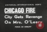 Immagine di Sullo skyline di Chicago e O'Leary home Chicago Illinois USA, 1955, secondo 17 filmato di repertorio 65675062509