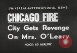 Immagine di Sullo skyline di Chicago e O'Leary home Chicago Illinois USA, 1955, secondo 18 filmato di repertorio 65675062509
