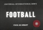 Image of football match Philadelphia Pennsylvania USA, 1955, second 1 stock footage video 65675062513