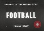 Image of football match Philadelphia Pennsylvania USA, 1955, second 3 stock footage video 65675062513
