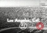 Image of football match Los Angeles California USA, 1955, second 1 stock footage video 65675062514