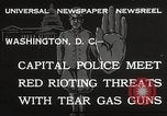 Image of hunger march activists Washington DC USA, 1932, second 6 stock footage video 65675062515