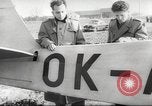 Image of crash landing of airplane Germany, 1953, second 24 stock footage video 65675062539