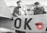 Image of crash landing of airplane Germany, 1953, second 25 stock footage video 65675062539