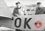 Image of crash landing of airplane Germany, 1953, second 26 stock footage video 65675062539