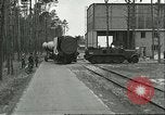 Image of A-4 missile towed for simulated launch at Test Stand 5 Peenemunde Germany, 1943, second 5 stock footage video 65675062547