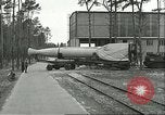 Image of A-4 missile towed for simulated launch at Test Stand 5 Peenemunde Germany, 1943, second 18 stock footage video 65675062547