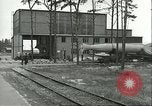 Image of A-4 missile towed for simulated launch at Test Stand 5 Peenemunde Germany, 1943, second 24 stock footage video 65675062547