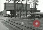 Image of A-4 missile towed for simulated launch at Test Stand 5 Peenemunde Germany, 1943, second 25 stock footage video 65675062547