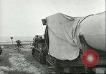 Image of A-4 missile towed for simulated launch at Test Stand 5 Peenemunde Germany, 1943, second 27 stock footage video 65675062547