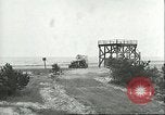 Image of A-4 missile towed for simulated launch at Test Stand 5 Peenemunde Germany, 1943, second 43 stock footage video 65675062547