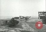 Image of A-4 missile towed for simulated launch at Test Stand 5 Peenemunde Germany, 1943, second 47 stock footage video 65675062547