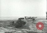 Image of A-4 missile towed for simulated launch at Test Stand 5 Peenemunde Germany, 1943, second 48 stock footage video 65675062547