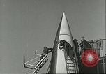 Standbild A-4 Raketen Peenemunde Deutschland, 1943, aus Sekunde 34 historischem Filmmaterial Videoclip 65675062548