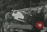 Image of German rocket technicians work on V-2 missile Blizna Poland, 1944, second 1 stock footage video 65675062552